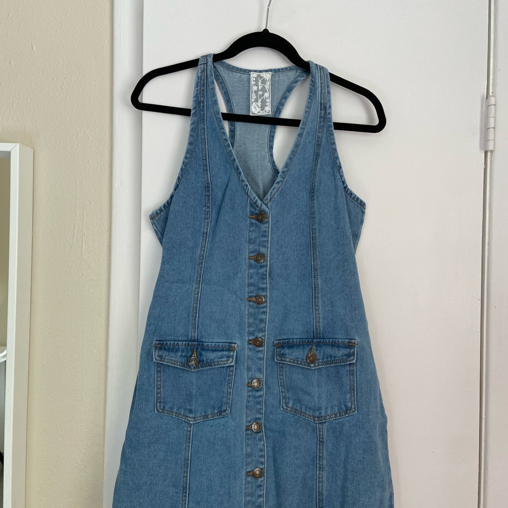 Sadie & Sage Denim Button-Down Dress